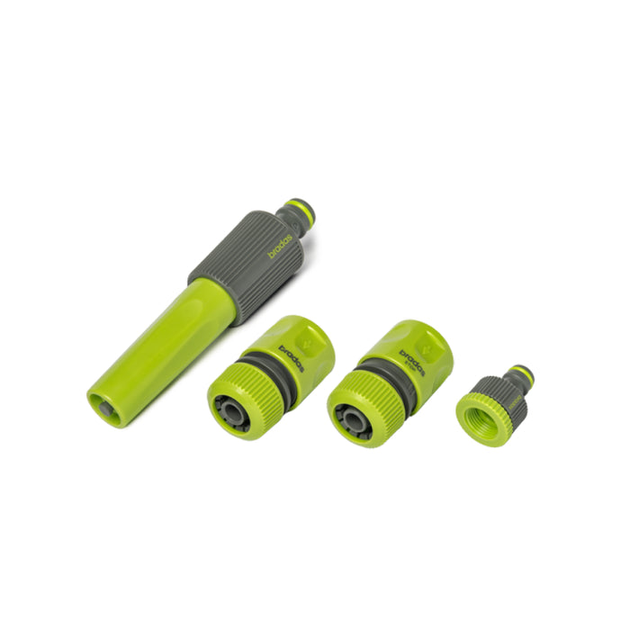 Quick coupling with nozzle for 1/2" hose SET/blister/