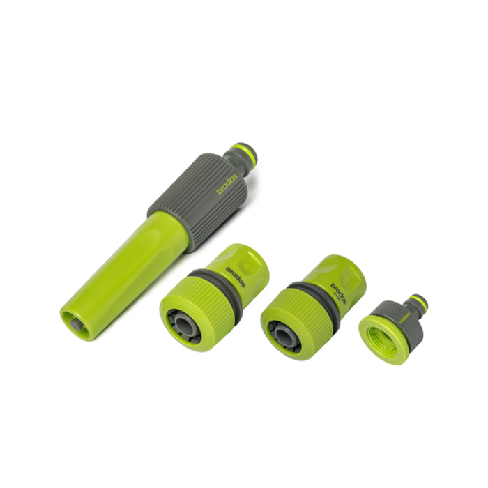 Quick coupling with nozzle for 3/4" hose SET/blister/