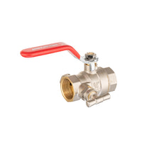 GV 1/2" FF s vypúšťaním