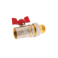 GV 1" MF motýľ s polšroubením