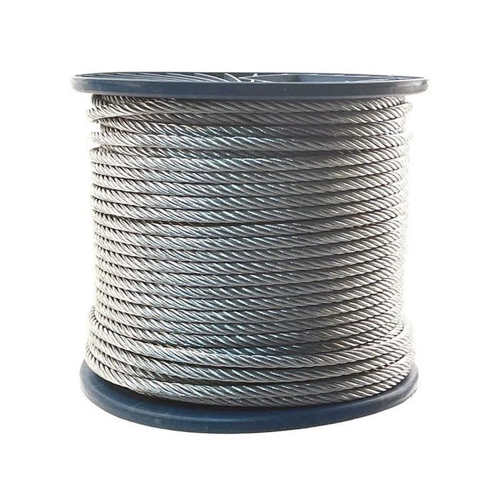 Stainless steel rope 4mm AISI316 7x7 (100m = pack)